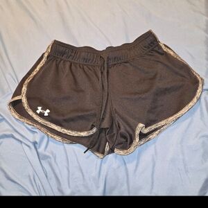 Under Armour Black Athletic Shorts Lightweight Performance